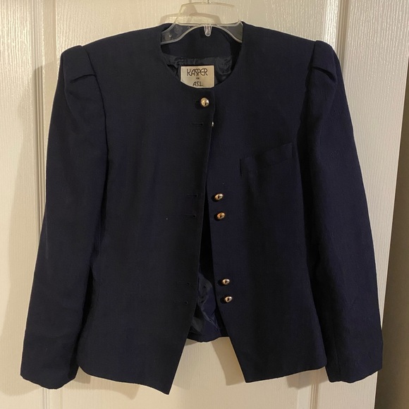 Kasper for asl navy blue blazer. Size 12 - Picture 1 of 4